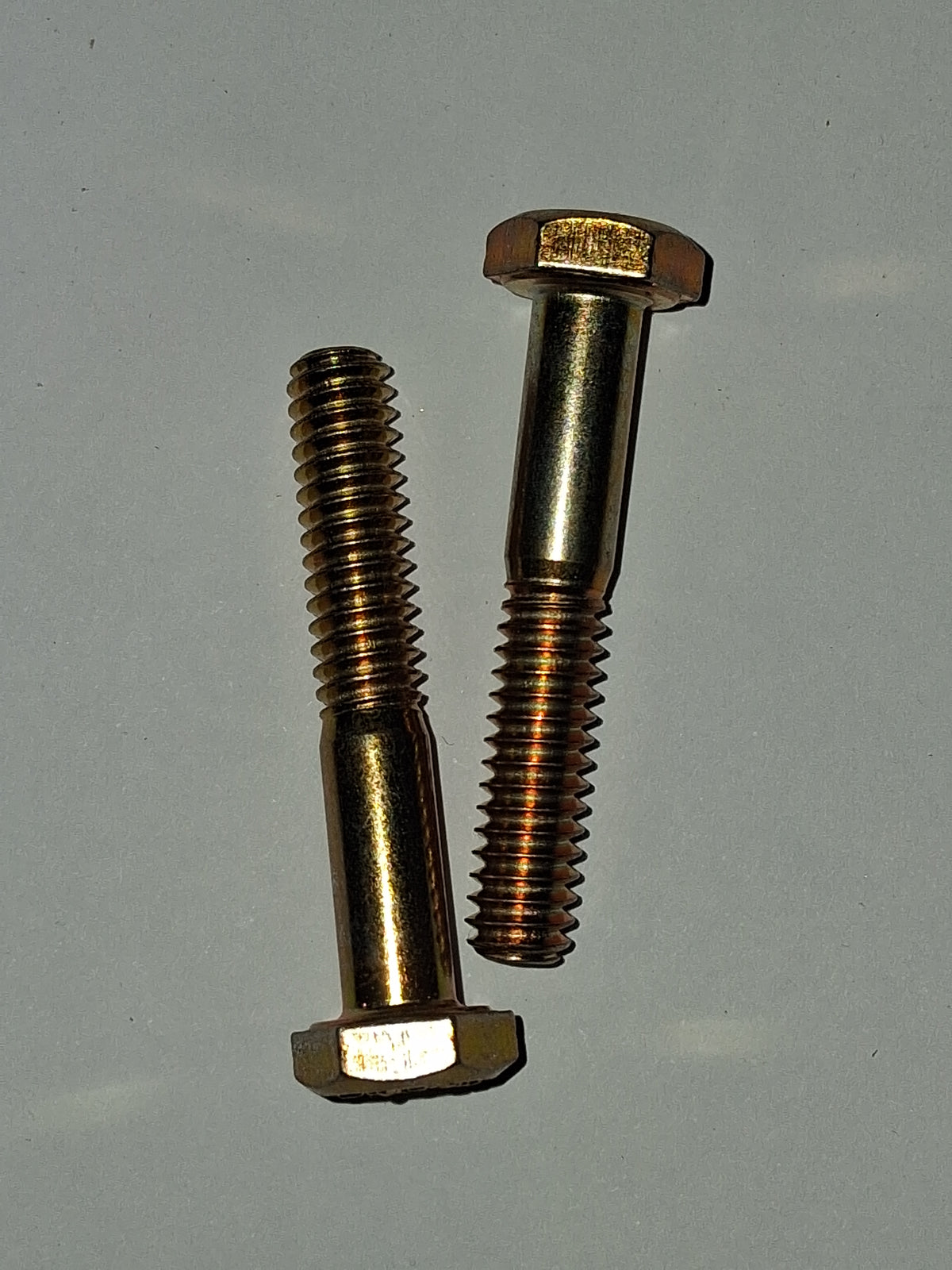 1/4"-20 × 1-1/2" Grade 8 Hex Cap Bolts – Yellow Zinc