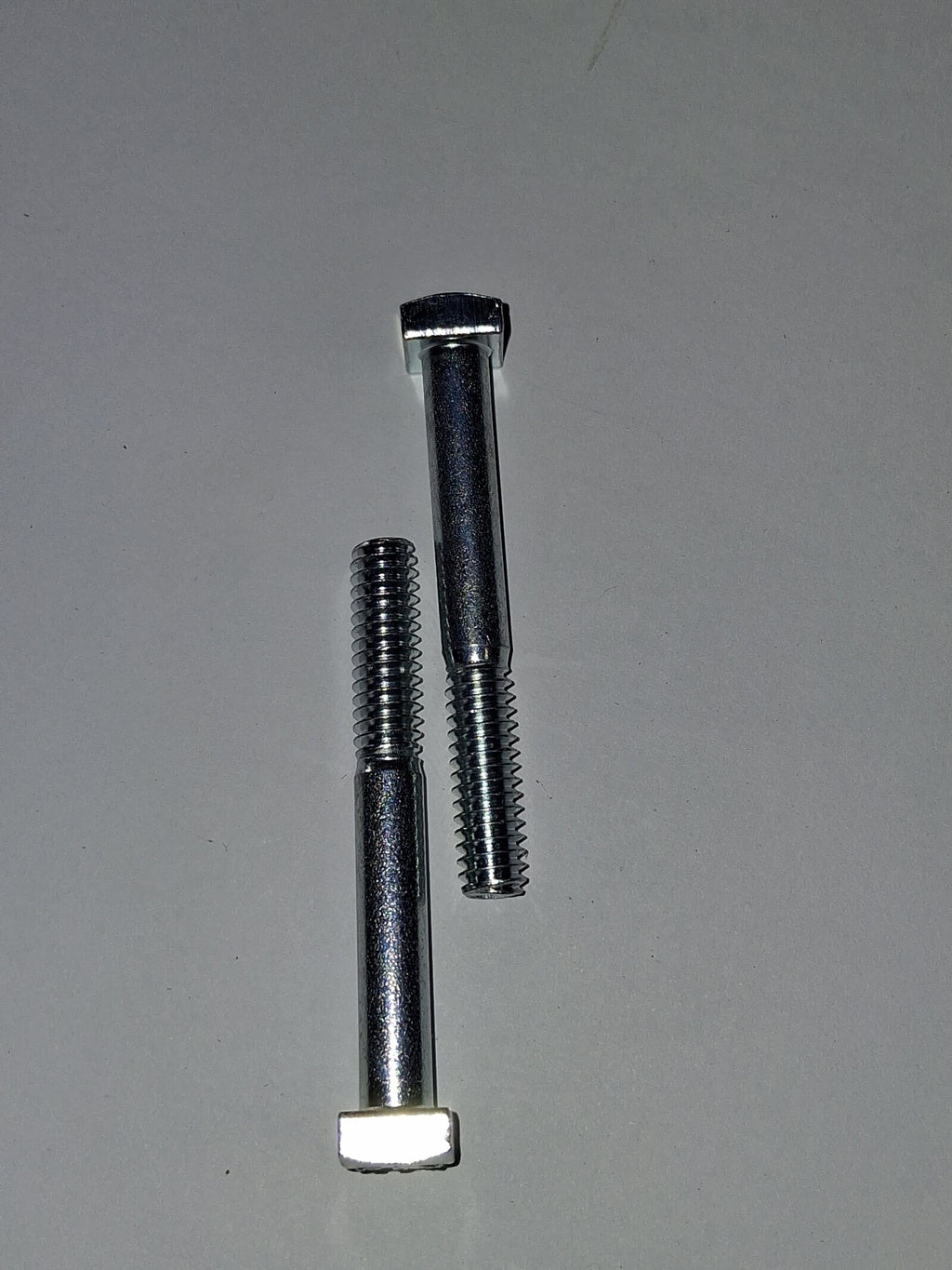 1/4"-20 × 2" Square Head Bolts – Grade A307 Zinc Clear – 10 Pack
