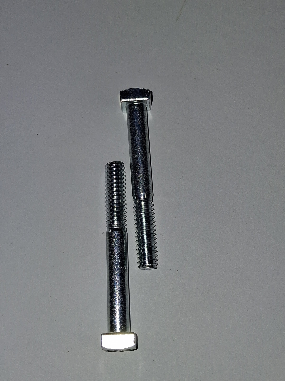 1/4"-20 × 2" Square Head Bolts – Grade A307 Zinc Clear – 10 Pack