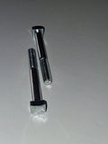 1/4"-20 × 2" Square Head Bolts – Grade A307 Zinc Clear – 10 Pack