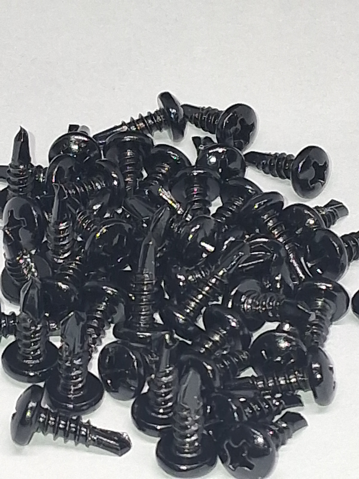 #8 × 1/2" 410 Stainless Steel Self-Drilling TEK Screw – Black Oxide