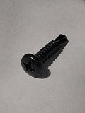 #8 × 1" 410 Stainless Steel Self-Drilling TEK Screw – Black Oxide
