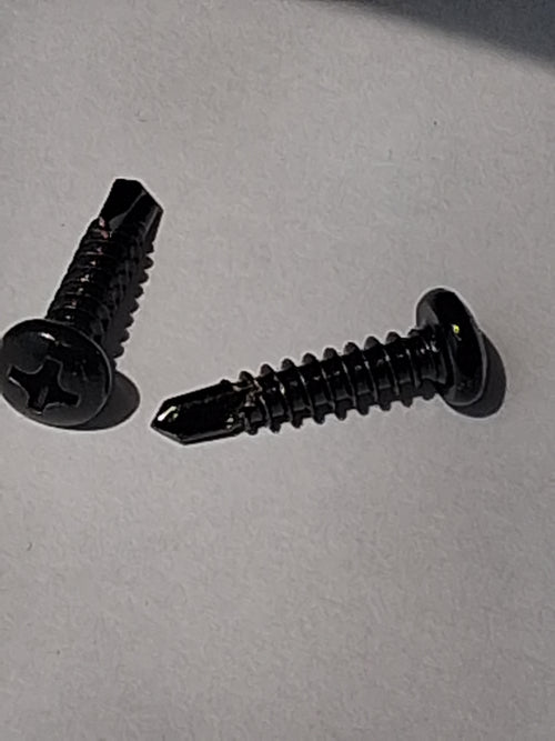 #8 × 1" 410 Stainless Steel Self-Drilling TEK Screw – Black Oxide