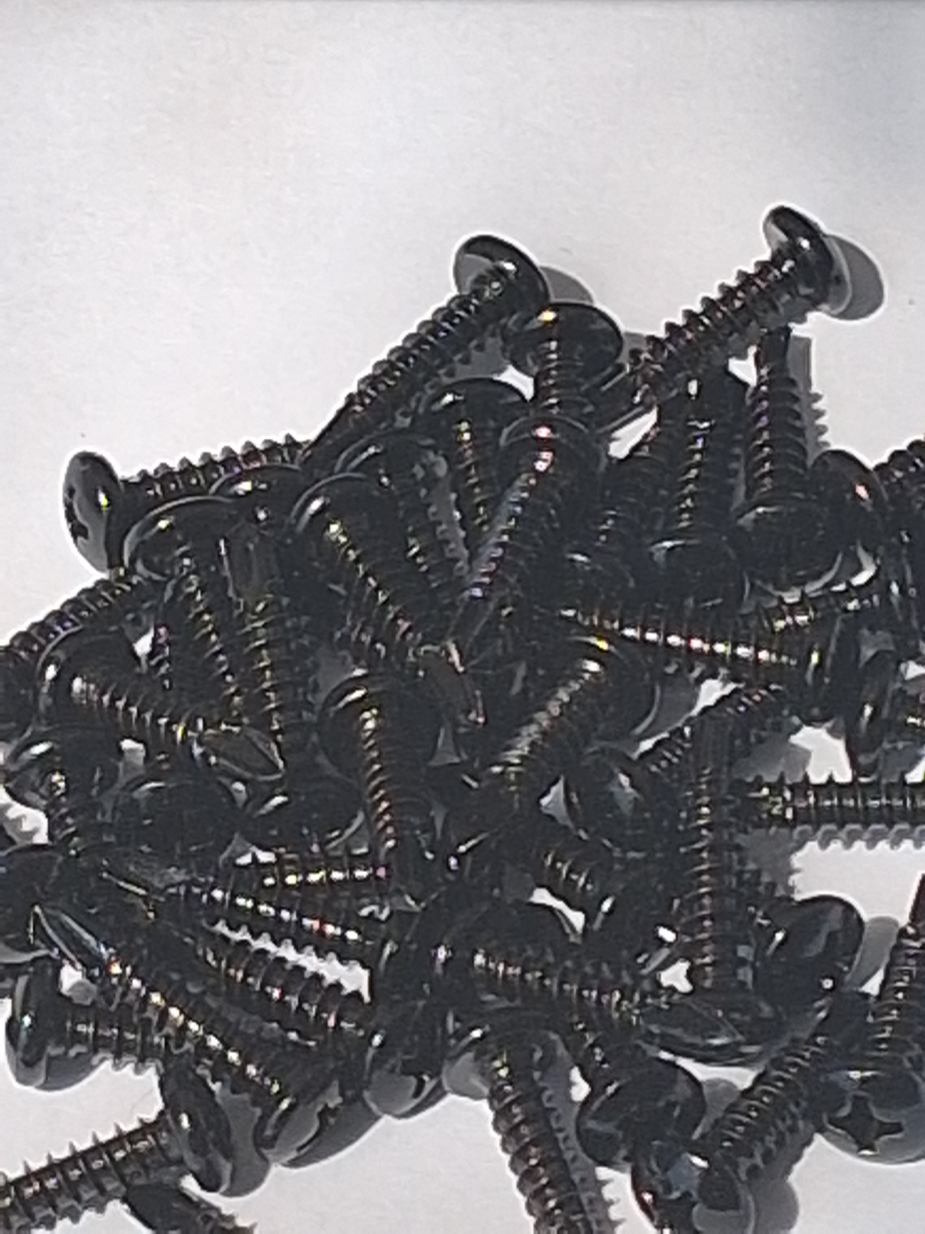 #8 × 1" 410 Stainless Steel Self-Drilling TEK Screw – Black Oxide