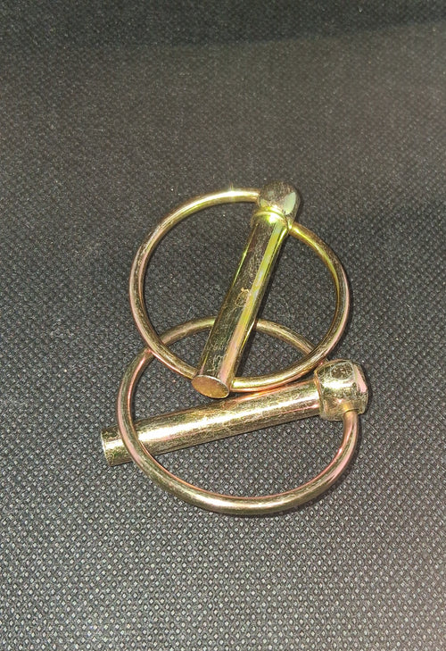 1/4" × 1-3/4" Zinc-Plated Lynch Pin – Spring Lock