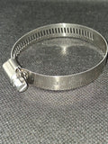 Stainless Steel Worm Gear Hose Clamp, 1-1/2"–2-1/2"