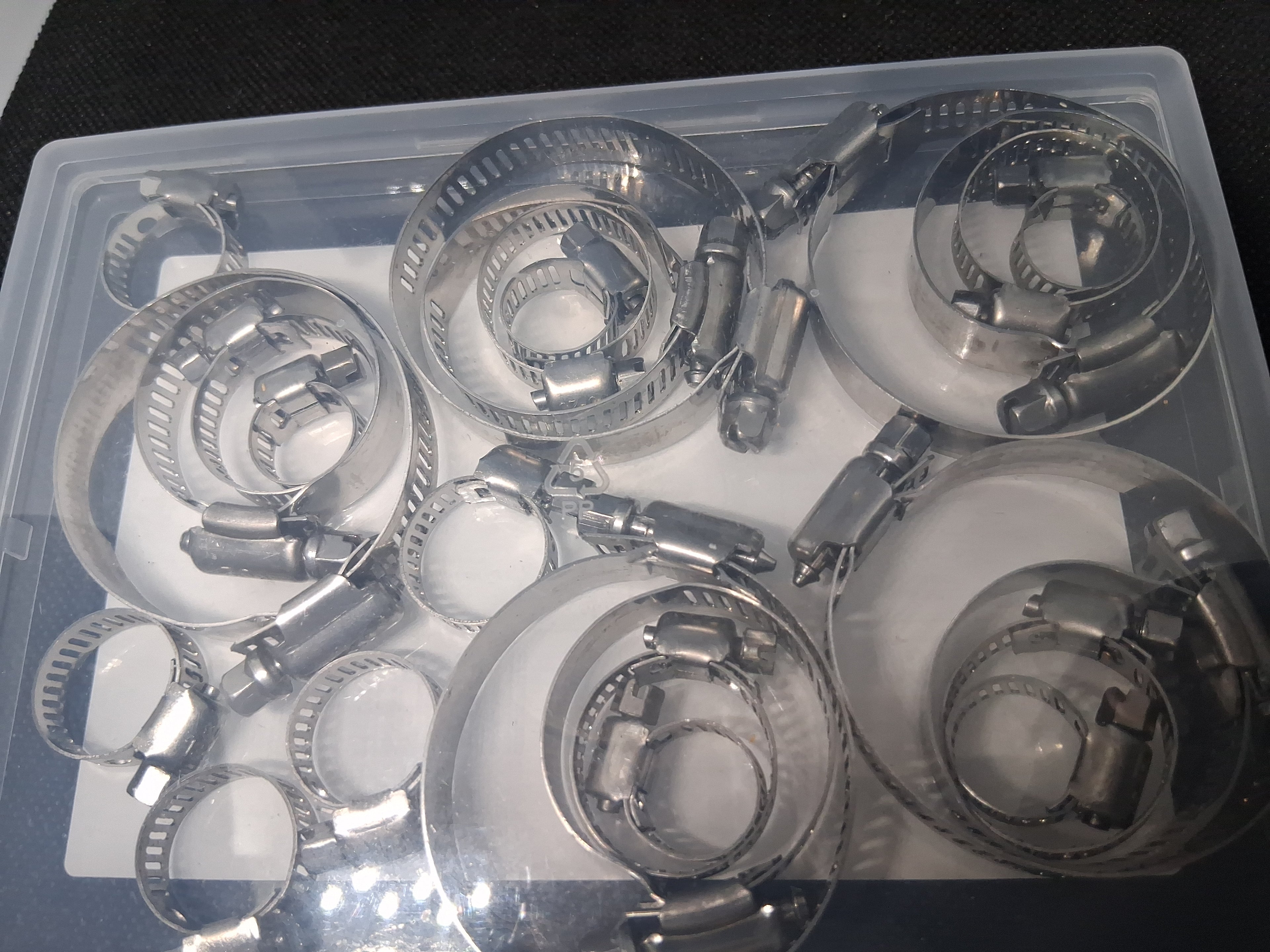 25-Piece 304 Stainless Steel Hose Clamp Assortment