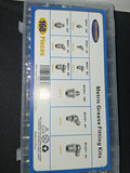 Metric Grease Fitting Assortment Kit – Straight, 45° & 90° Zerks