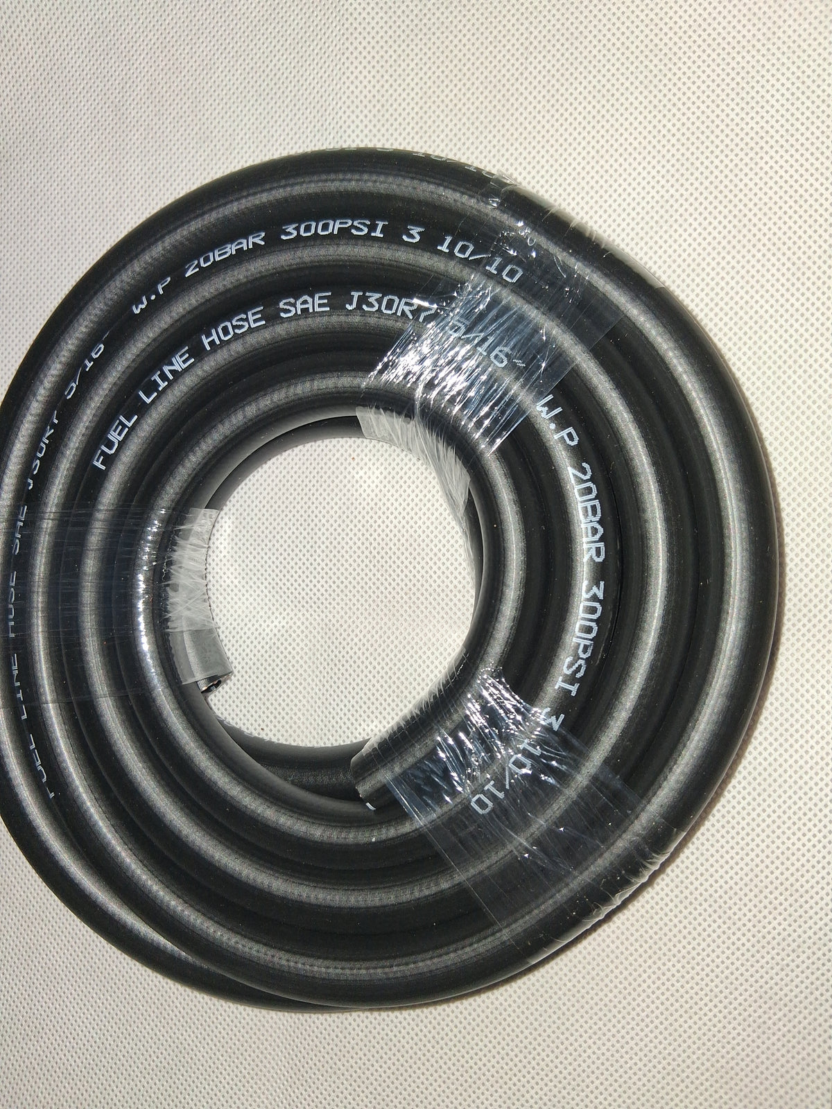 5/16" Fuel Line Hose – 10 FT – SAE J30R7 Rubber Fuel Hose – 300 PSI