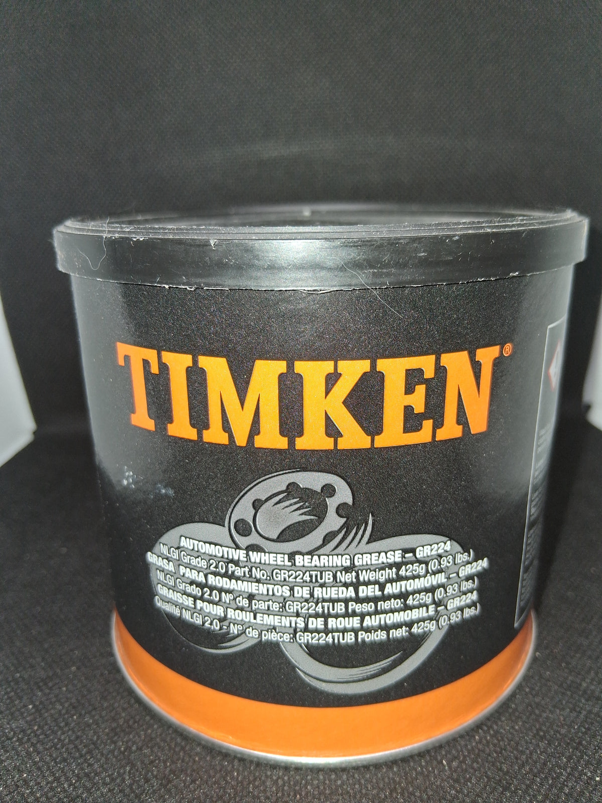 TIMKEN Premium High-Temp Red Wheel Bearing Grease – 425 g (14 oz)