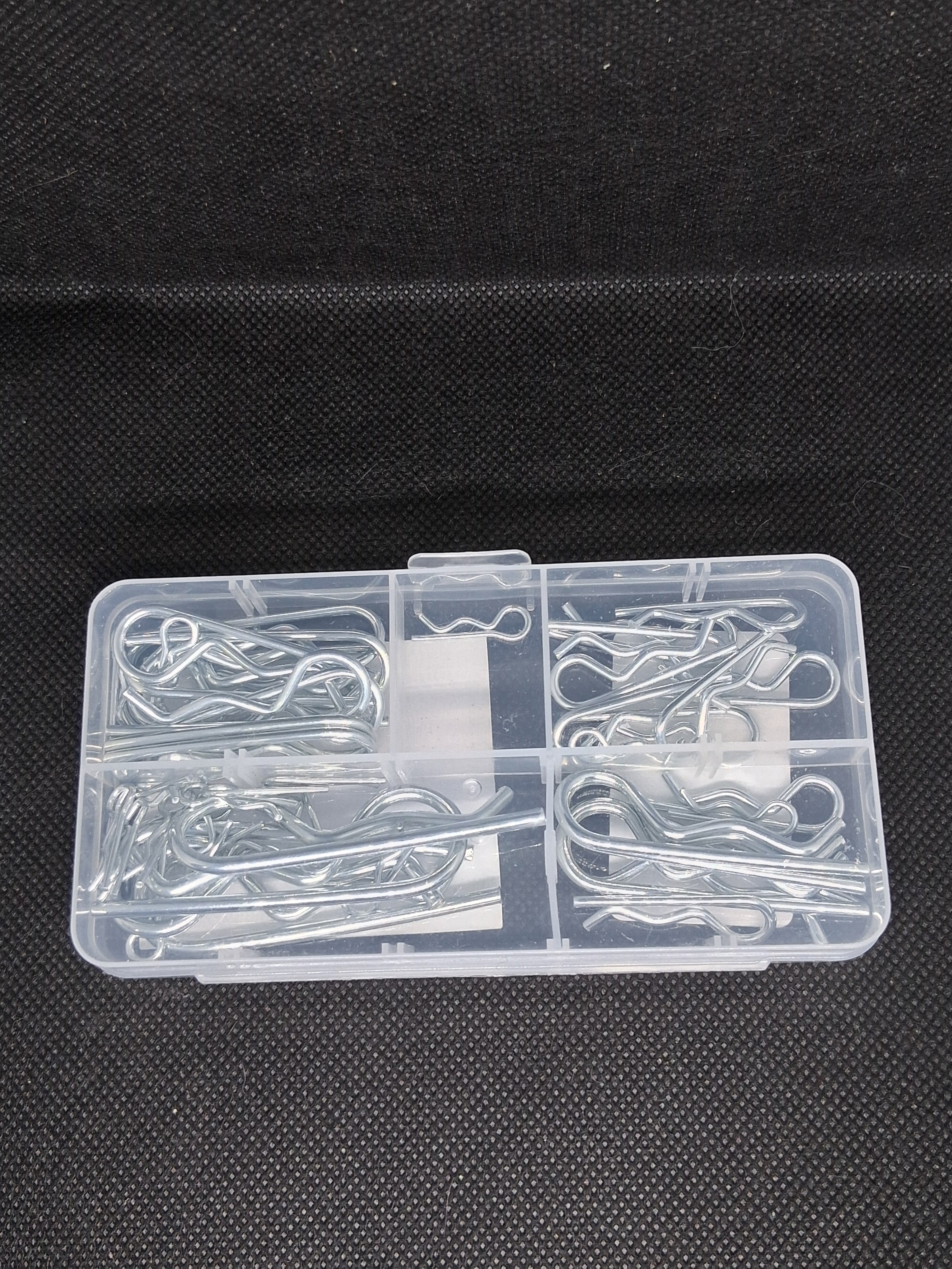 50-Piece Stainless Steel Cotter Pin Assortment – 5 Sizes