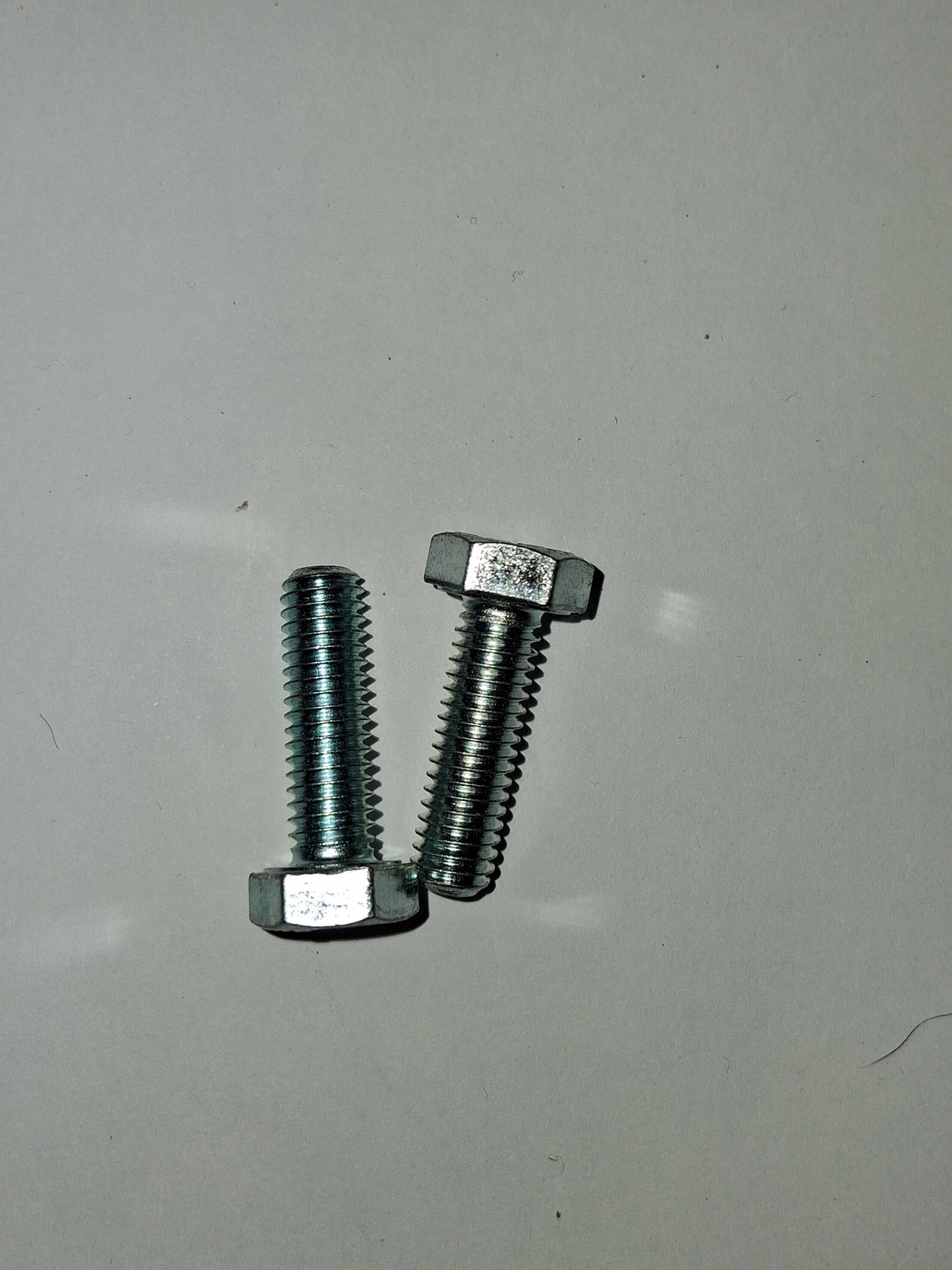 M6-1.0x20mm Class 10.9 Hex Cap Screws Zinc Clear