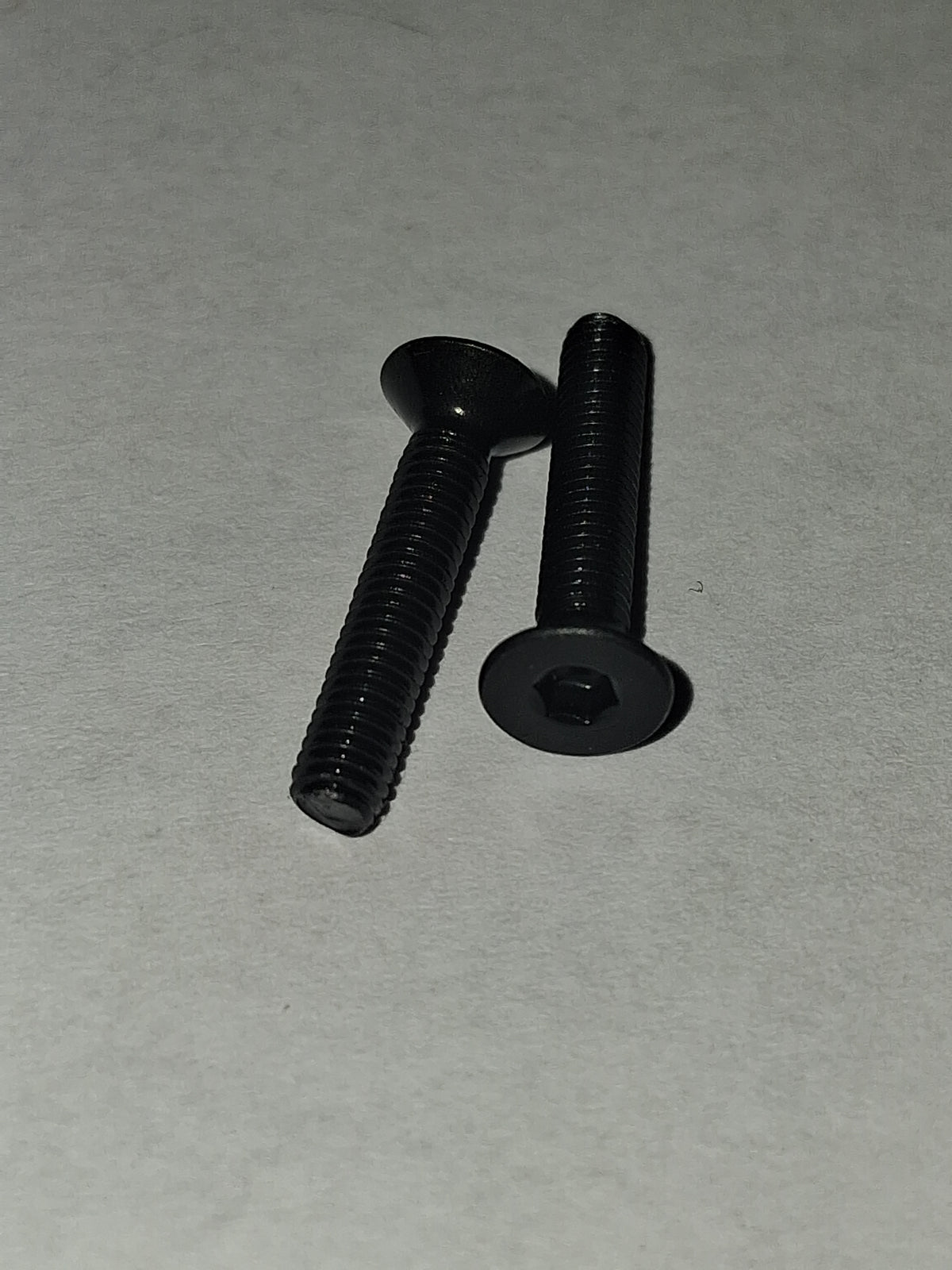 30 M3 × 16mm Black Flat Head Hex Socket Screws – DIN 7991.