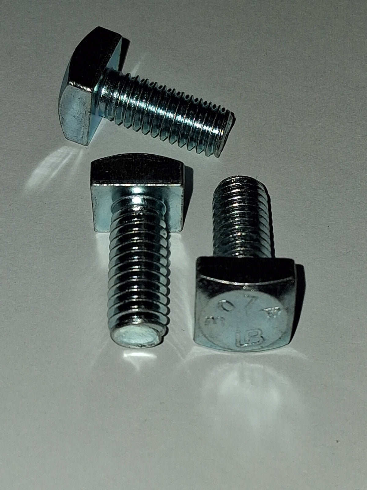 5/16"-18x3/4" Square Head Bolt Grade A307 Zinc Clear - 10 pack