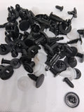 60-Piece Universal Plastic Fender & Trim Clip Assortment