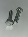 M10-1.5x40mm Class 10.9 Hex Cap Screws Zinc Clear