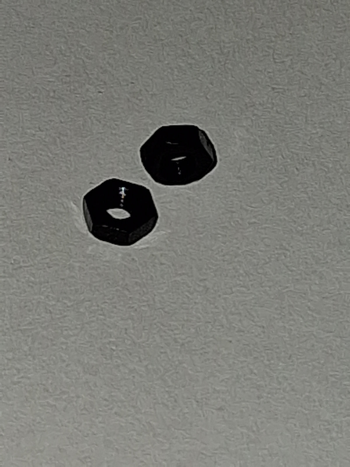 M2 × 0.4mm Black Metric Hex Nut