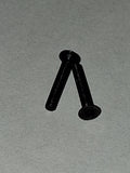 M2 × 12mm Black Flat Head Hex Socket Screw – DIN 7991