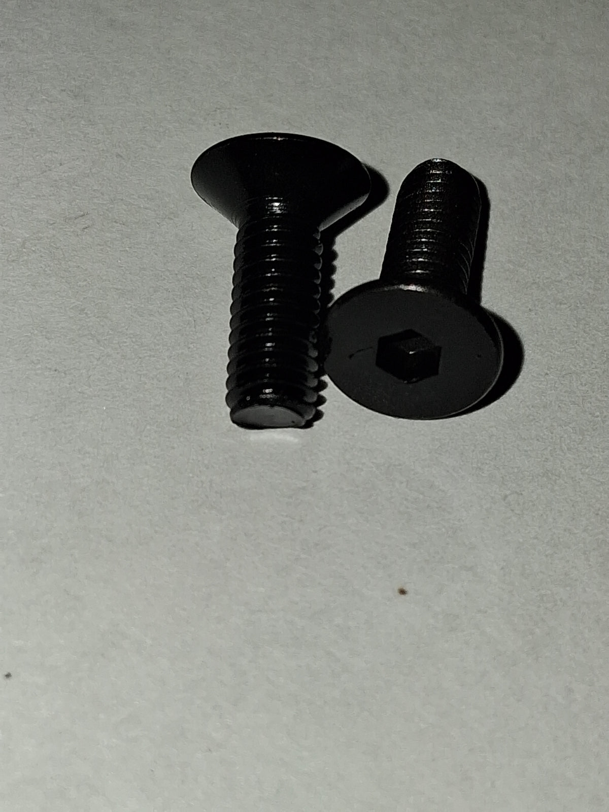 M4 × 12mm Black Flat Head Hex Socket Screw – DIN 7991