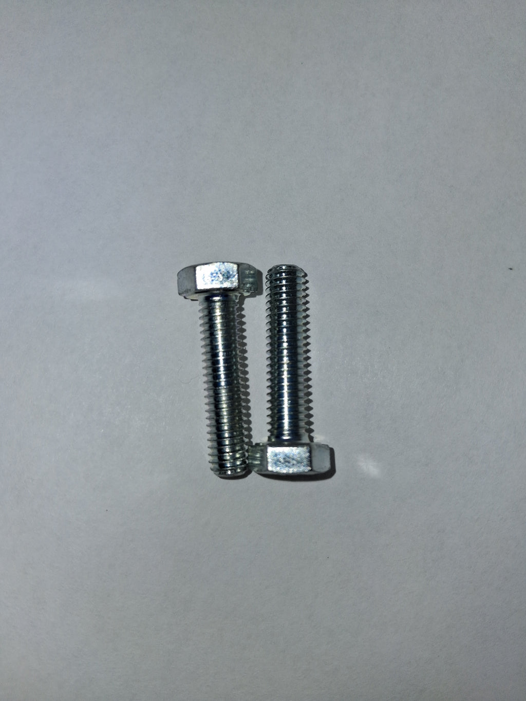 M6-1.0 × 25mm Class 10.9 Hex Cap Screw – Zinc Clear