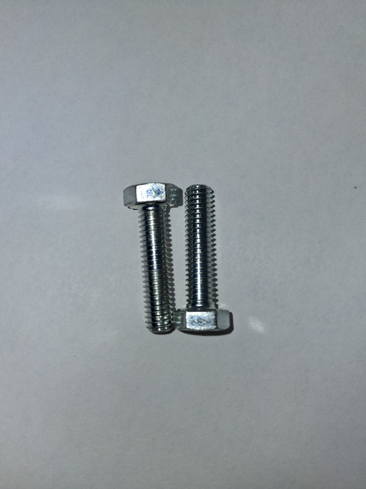 M6-1.0 × 25mm Class 10.9 Hex Cap Screw – Zinc Clear