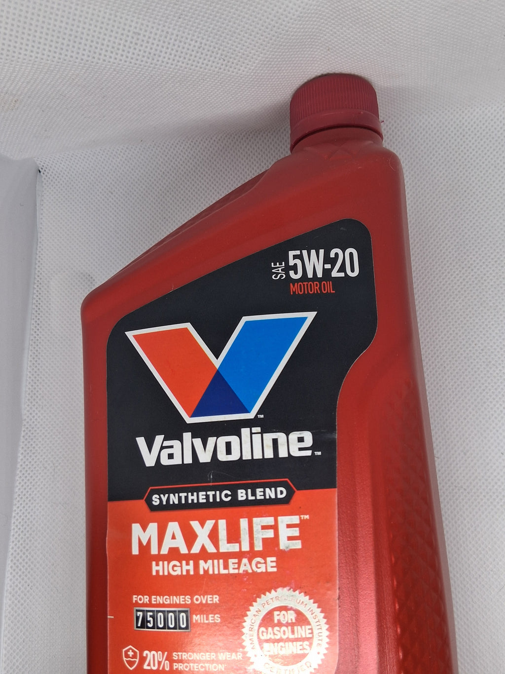 Valvoline MaxLife High Mileage SAE 5W-20 Synthetic Blend Motor Oil – 1 Quart