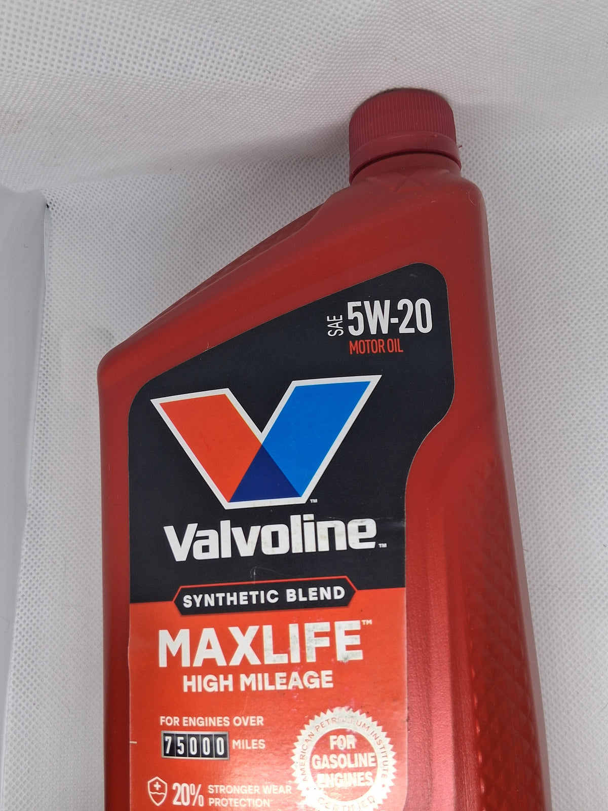 Valvoline MaxLife High Mileage SAE 5W-20 Synthetic Blend Motor Oil – 1 Quart