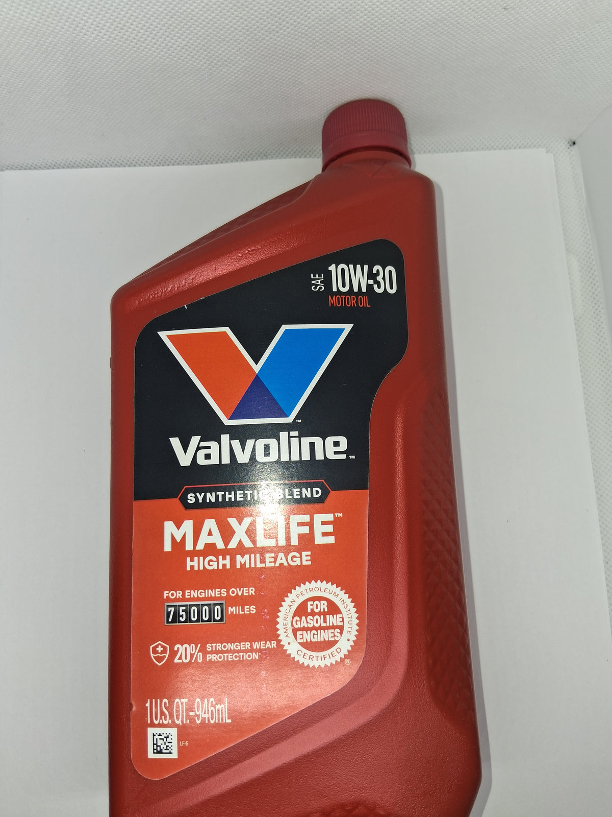 Valvoline MaxLife High Mileage 10W-30 Synthetic Blend Motor Oil